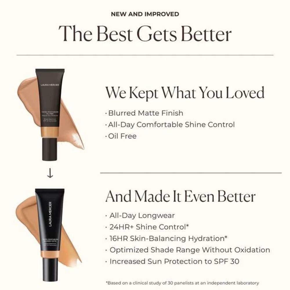 Laura Mercier Tinted Moisturizer Women 1.5oz 2C Oak Blurred Matte SPF 30 NIB - Picture 11 of 12